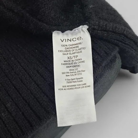 Vince Cashmere Weekend V-Neck Sweater XS - Picture 10 of 12